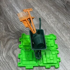 Green and Orange Toy Gardening Set